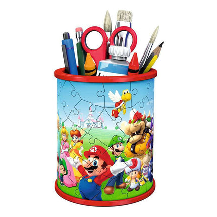 Super Mario 3D Puzzle Pencil Holder (57 pieces)